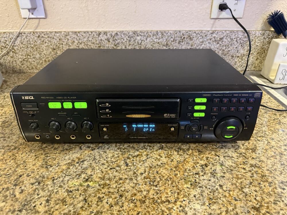 RSQ RSQ-MV333 Video CD Karaoke Audio Player No remote control